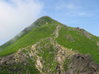岩木火山の山頂の溶岩ドーム群(青森県弘前市)