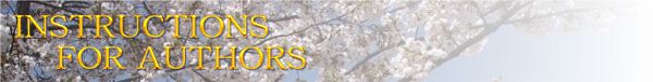 Instractions for authors