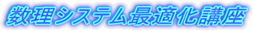 �����V�X�e���œK���u��